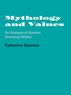 cover image of Mythology and Values
